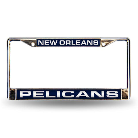 New Orleans Pelicans NBA Laser Chrome License Plate Frame