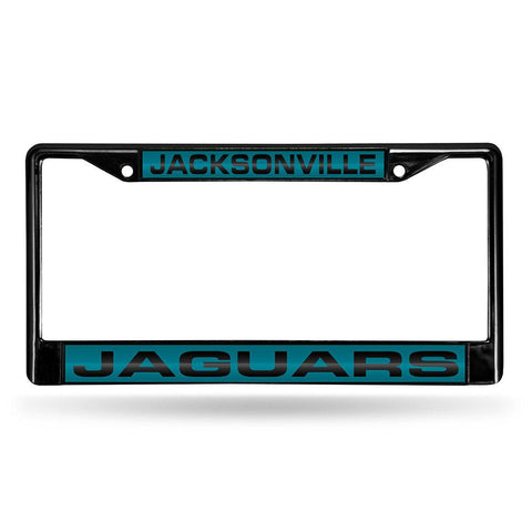 Jacksonville Jaguars NFL Laser Cut Black License Plate Frame