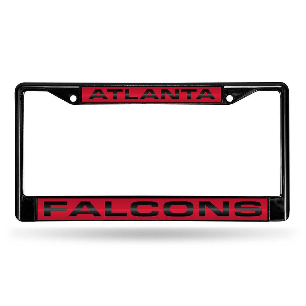 Atlanta Falcons NFL Laser Cut Black License Plate Frame