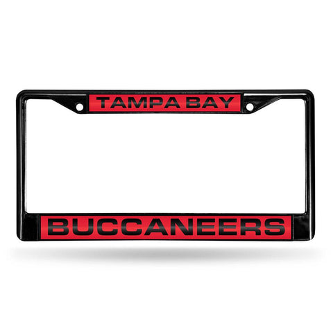 Tampa Bay Buccaneers NFL Laser Cut Black License Plate Frame