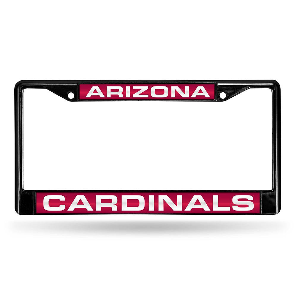 Arizona Cardinals NFL Laser Cut Black License Plate Frame