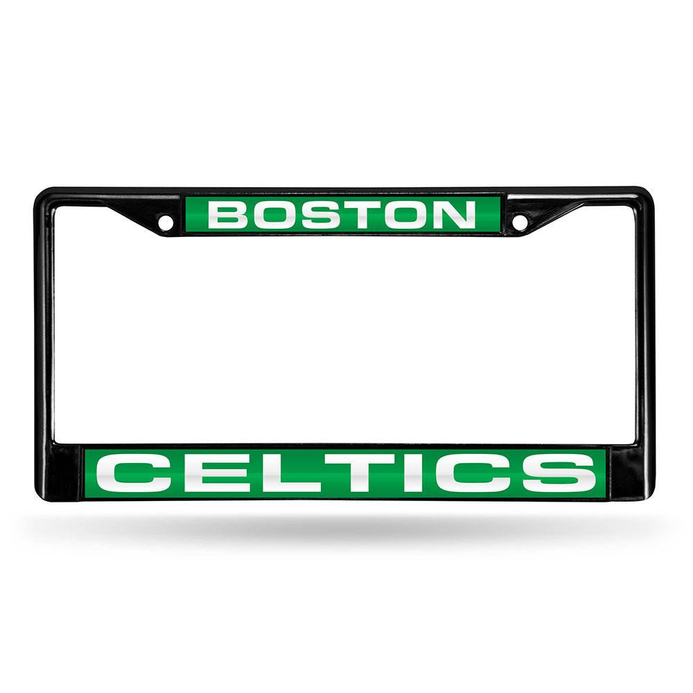 Boston Celtics NBA Laser Cut Black License Plate Frame