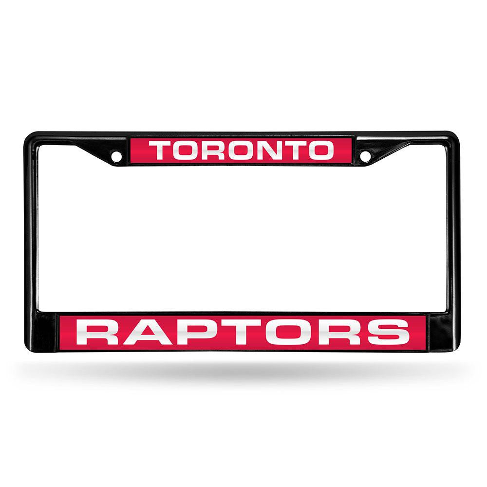 Toronto Raptors NBA Black Chrome Laser Cut License Plate Frame