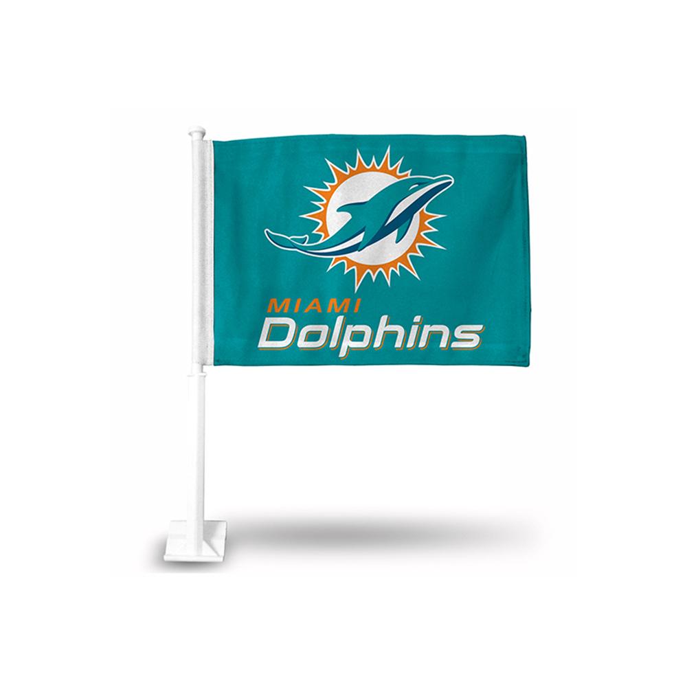 Miami Dolphins Nfl Team Color Car Flag