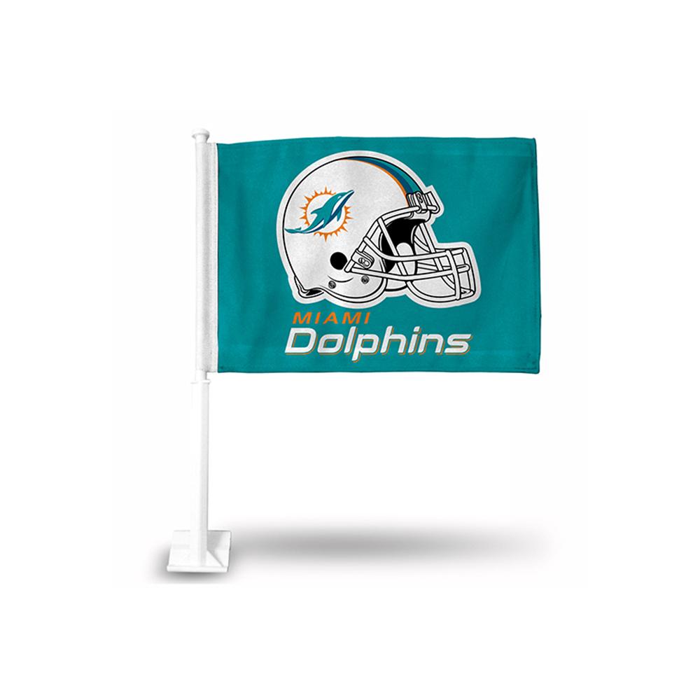 Miami Dolphins Nfl Team Color Car Flag