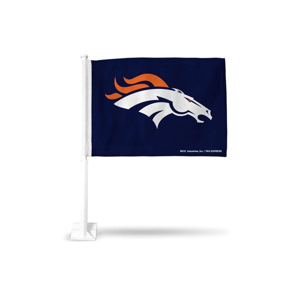 Denver Broncos Nfl Team Color Car Flag