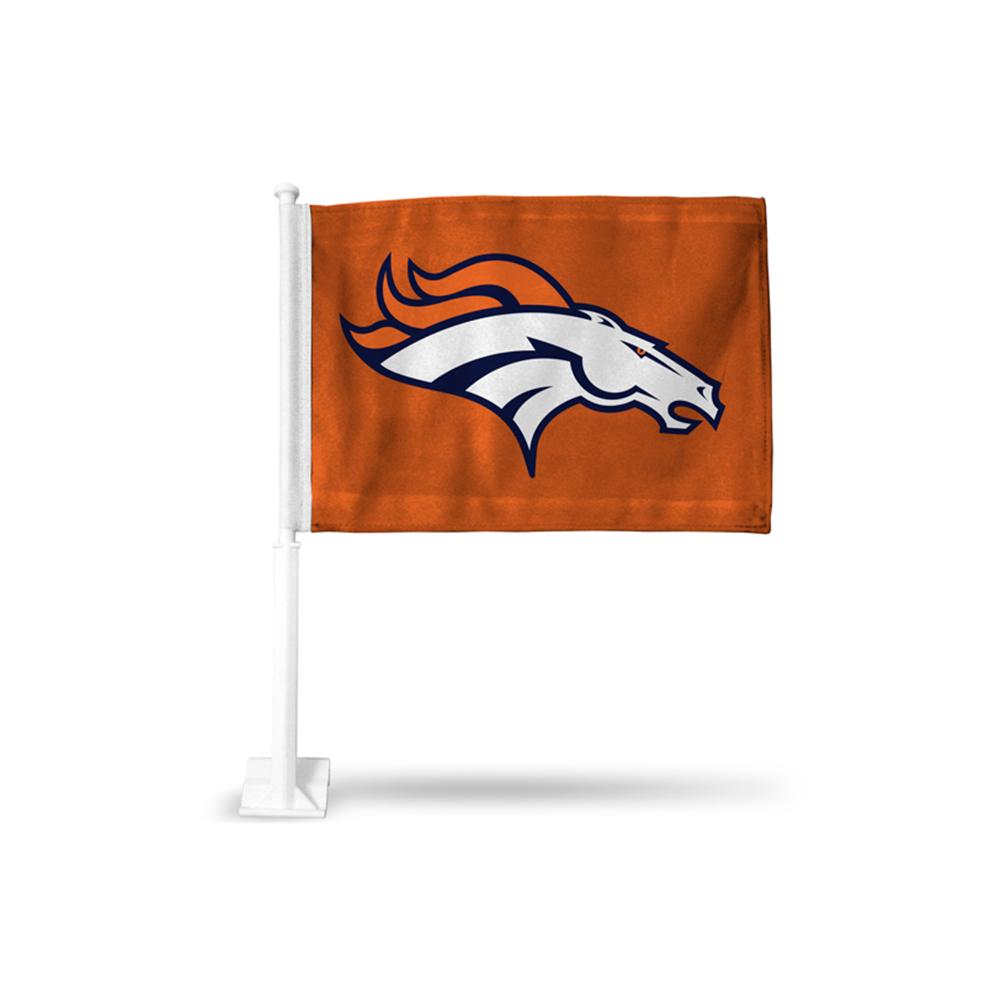 Denver Broncos Nfl Team Color Car Flag