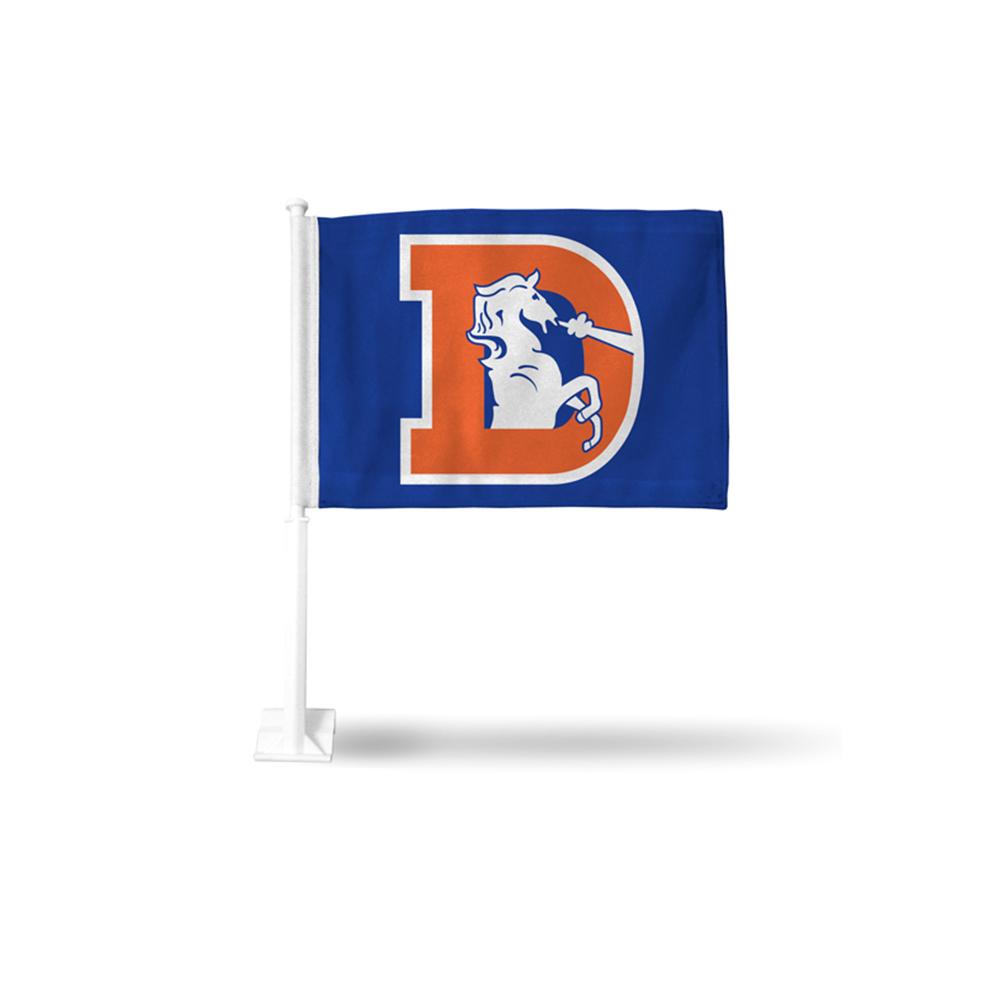 Denver Broncos Nfl Team Color Car Flag