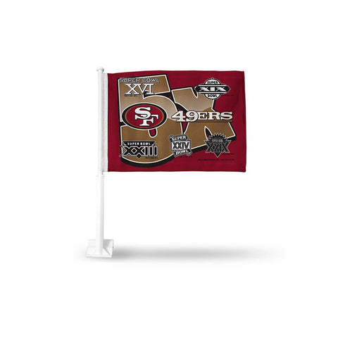 San Francisco 49ers Nfl Team Color Car Flag