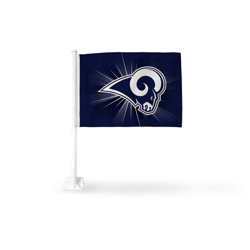 Los Angeles Rams Nfl Team Color Car Flag