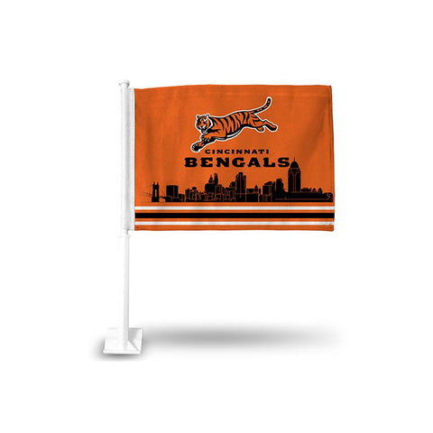 Cincinnati Bengals Nfl Team Color Car Flag