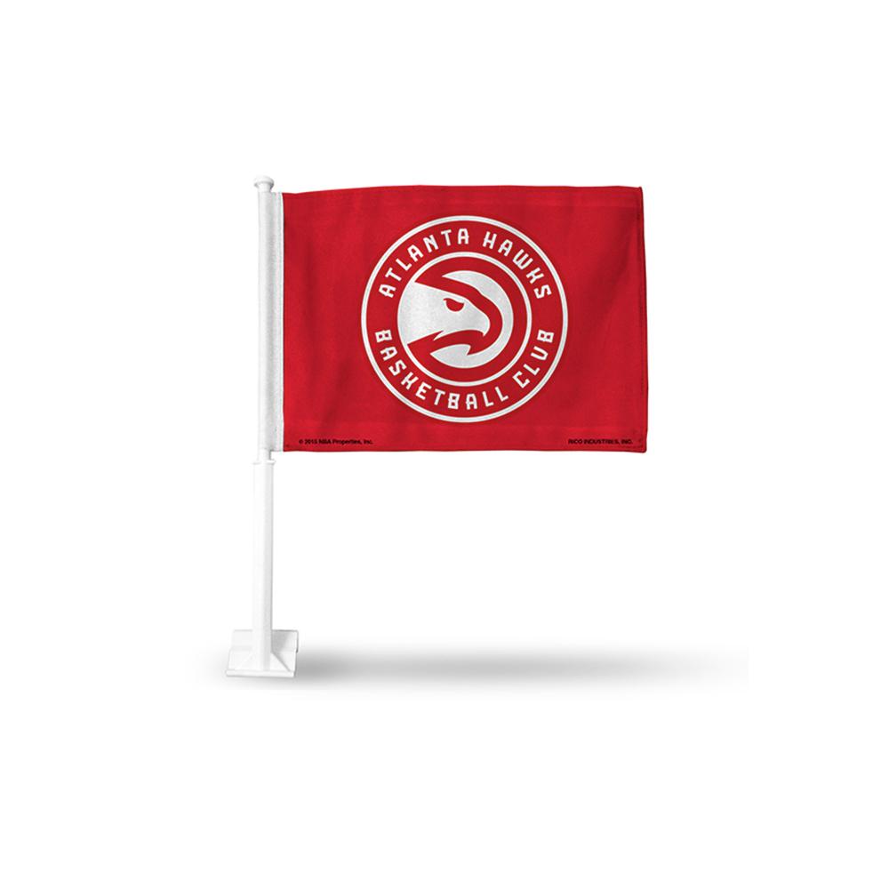 Atlanta Hawks Nba Team Color Car Flag