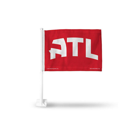 Atlanta Hawks Nba Team Color Car Flag