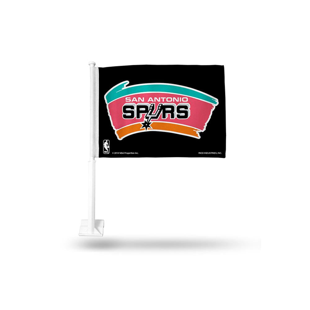 San Antonio Spurs Nba Team Color Car Flag