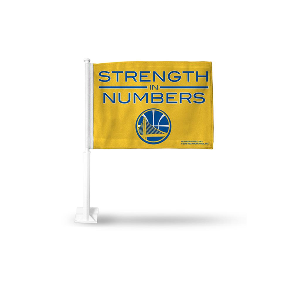 Golden State Warriors Nba Team Color Car Flag