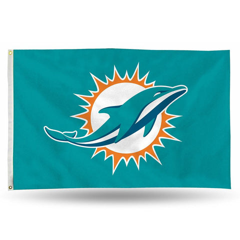 Miami Dolphins NFL 3ft x 5ft Banner Flag