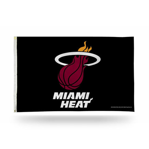 Miami Heat NBA 3ft x 5ft Banner Flag