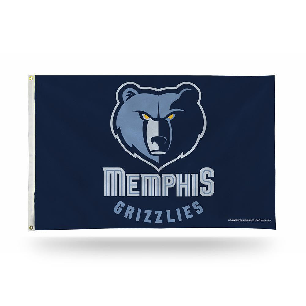 Memphis Grizzlies NBA 3ft x 5ft Banner Flag