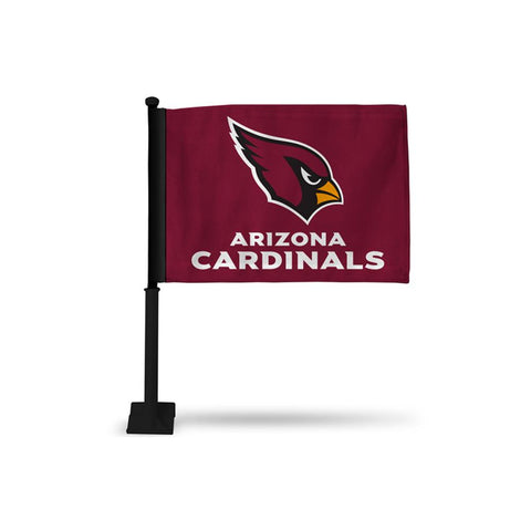 Arizona Cardinals Nfl Car Flag (black Pole)