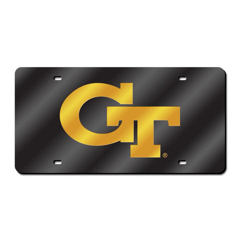 Georgia Tech Yellowjackets Ncaa Laser Cut License Plate Cover