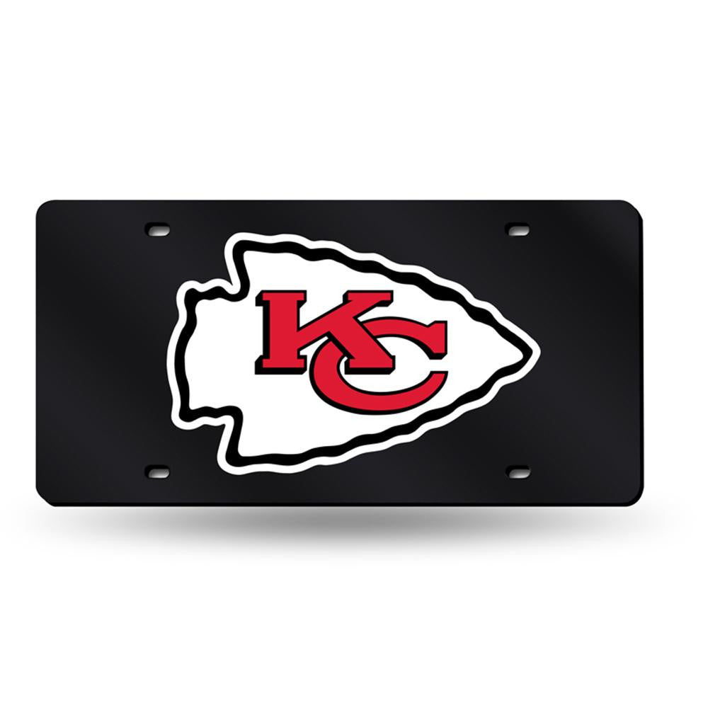 Kansas City Chiefs NFL Laser Cut License Plate Tag