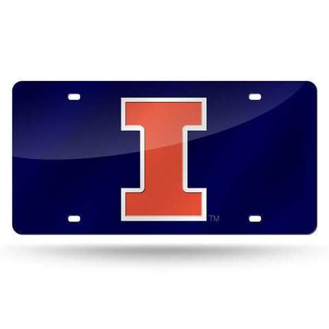 Illinois Fighting Illini Ncaa Laser Cut License Plate Tag