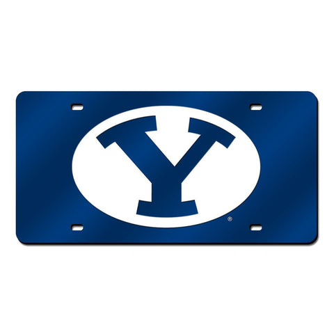 Brigham Young Cougars Ncaa Laser Cut License Plate Cover