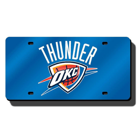 Oklahoma City Thunder NBA Laser Cut License Plate Cover