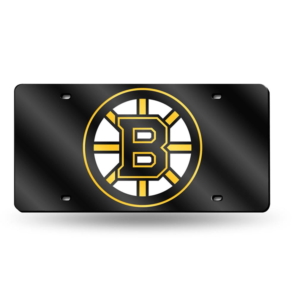 Boston Bruins NHL Laser Cut License Plate Tag