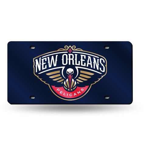New Orleans Pelicans NBA Laser Cut License Plate Tag