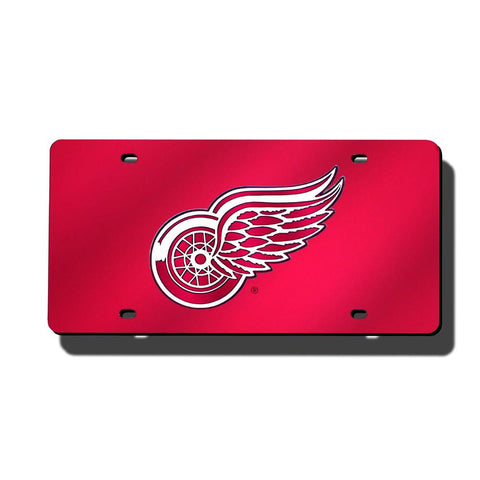 Detroit Red Wings NHL Laser Cut License Plate Cover