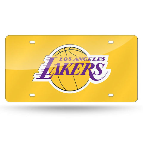 Los Angeles Lakers NBA Laser Cut License Plate Cover Colored