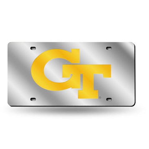 Georgia Tech Yellowjackets Ncaa Laser Cut License Plate Tag