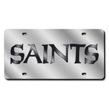 New Orleans Saints NFL Laser Cut License Plate Cover