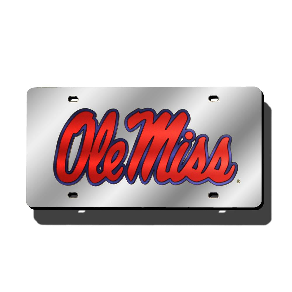 Mississippi Rebels Ncaa Laser Cut License Plate Tag