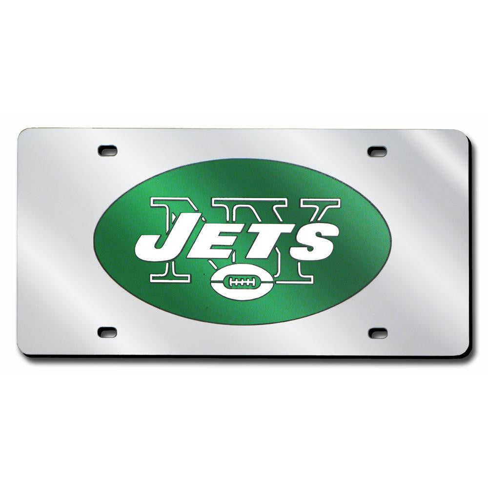 New York Jets NFL Laser Cut License Plate Cover