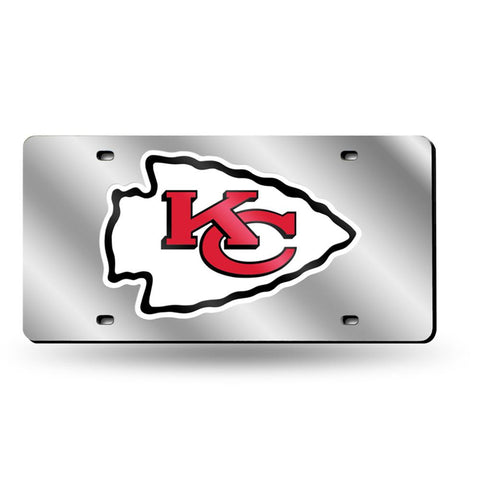 Kansas City Chiefs NFL Laser Cut License Plate Tag