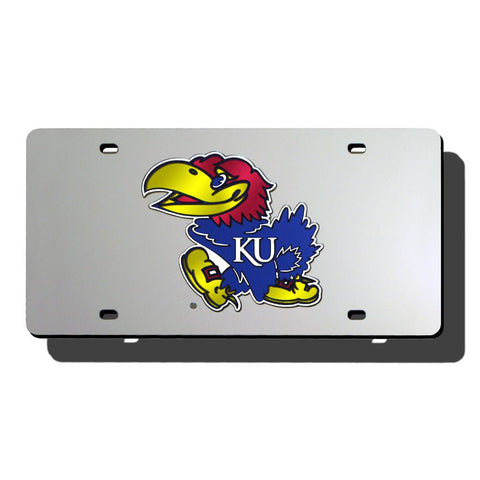 Kansas Jayhawks Ncaa Laser Cut License Plate Tag