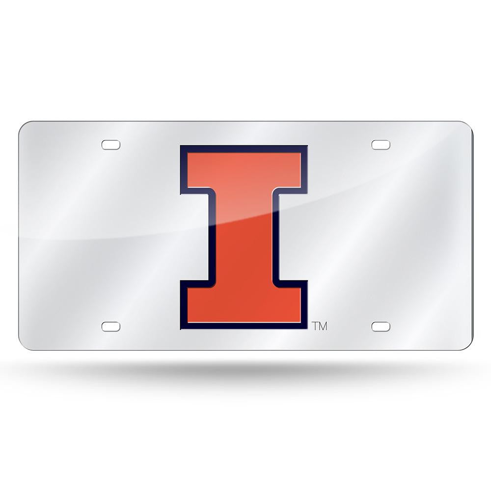 Illinois Fighting Illini Ncaa Laser Cut License Plate Tag