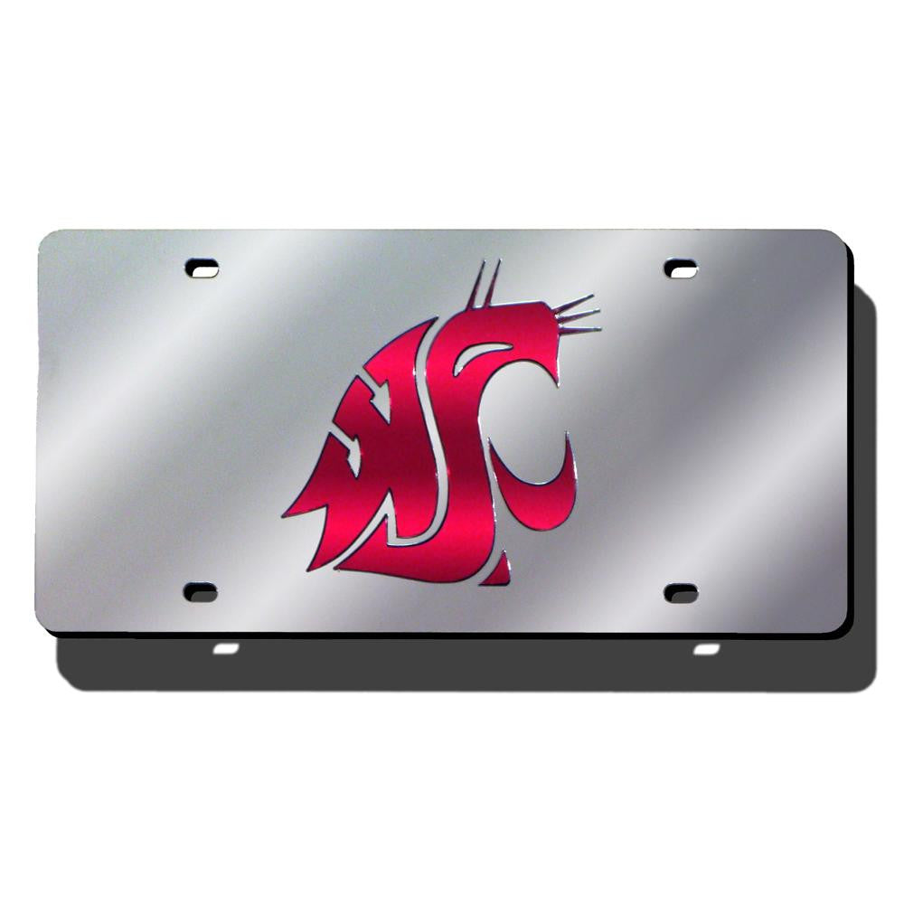 Washington State Cougars Ncaa Laser Cut License Plate Tag