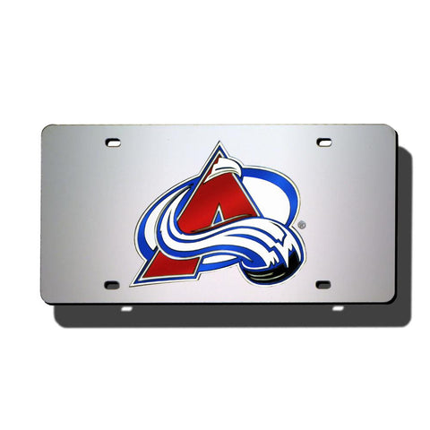 Colorado Avalanche NHL Laser Cut License Plate Cover