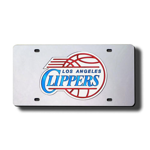 Los Angeles Clippers NBA Laser Cut License Plate Cover