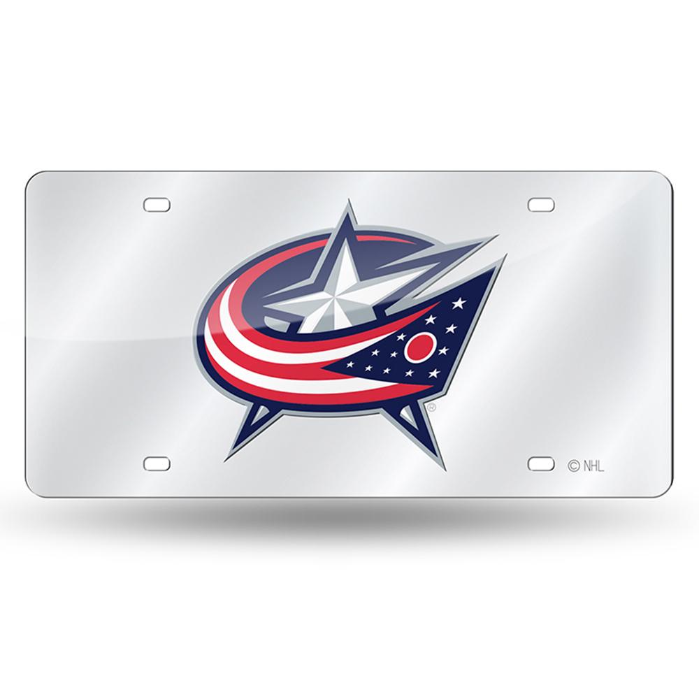 Columbus Blue Jackets Nhl Laser Cut License Plate Tag