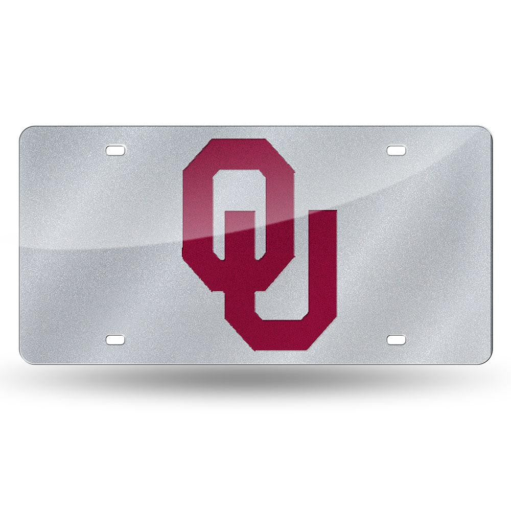 Oklahoma Sooners Ncaa Bling Laser Cut Plate Cover