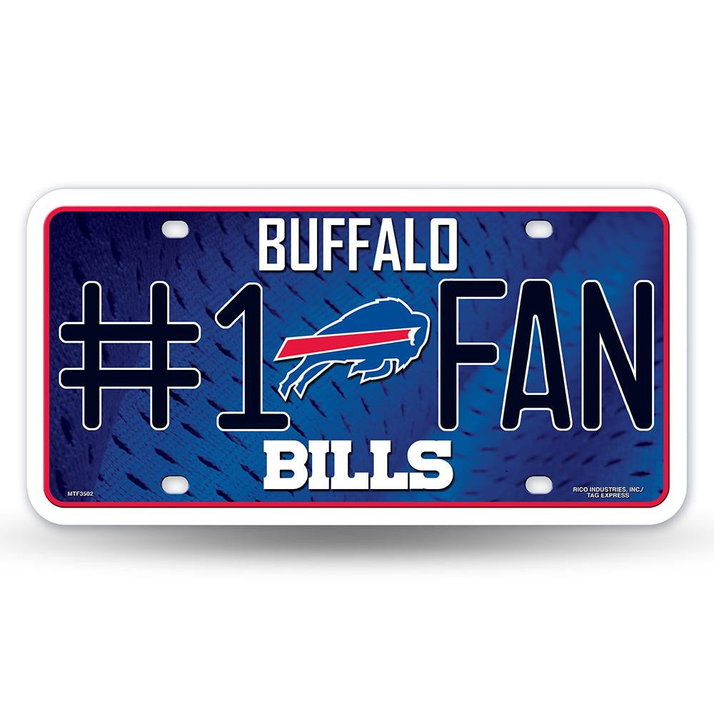 Buffalo Bills Nfl Metal Tag License Plate (#1 Fan)