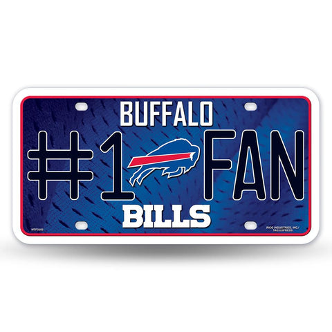 Buffalo Bills Nfl Metal Tag License Plate (#1 Fan)