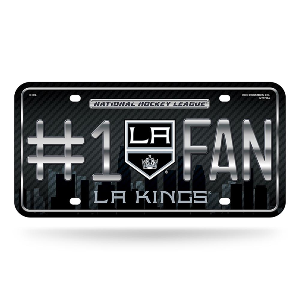 Los Angeles Kings Nhl Metal Tag License Plate (#1 Fan)