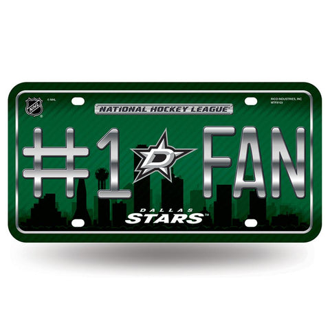 Dallas Stars Nhl Metal Tag License Plate (#1 Fan)