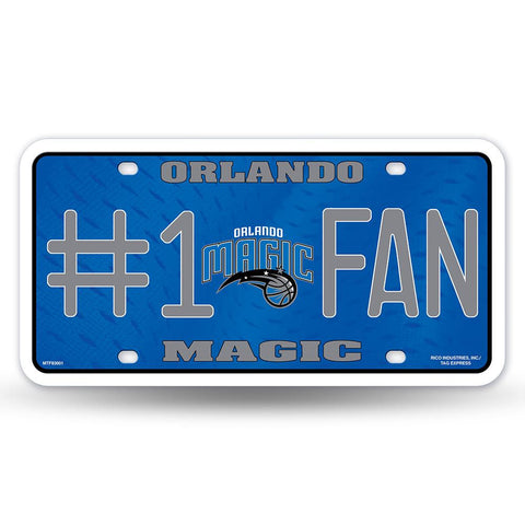 Orlando Magic Nba Metal Tag License Plate (#1 Fan)