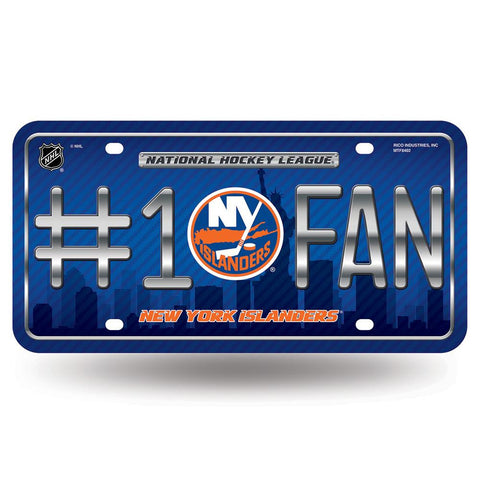 New York Islanders Nhl Metal Tag License Plate (#1 Fan)